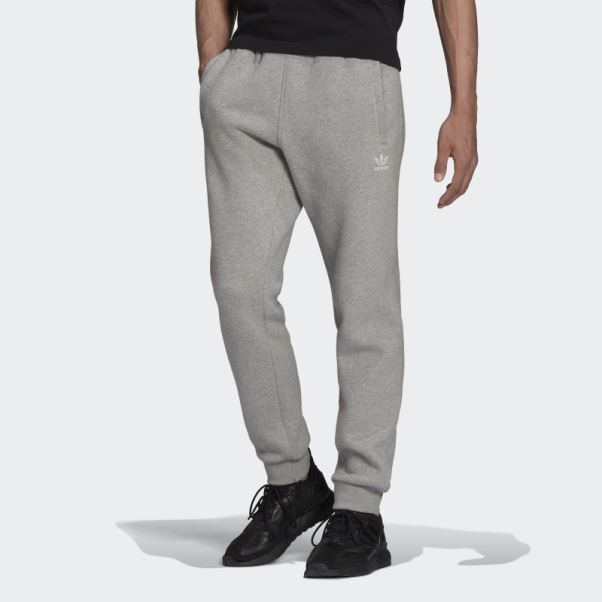 Pantalon Trèfle Adicolor Essentials Adidas Gris Moyen