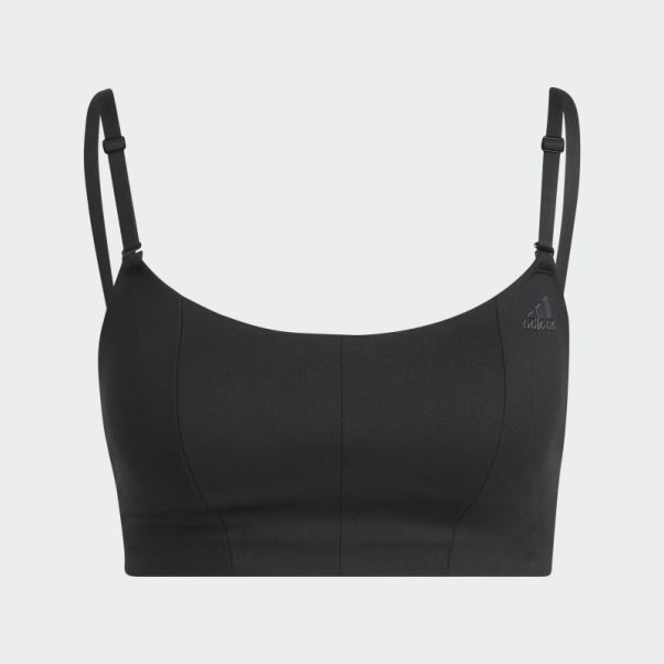 Soutien-gorge à Maintien Léger Adidas Yoga Studio Noir Fashion