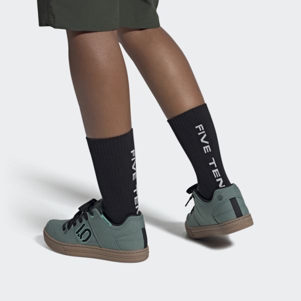 Chaussures De Vélo De Montagne En Toile Five Ten Freerider Hazy Emerald Adidas