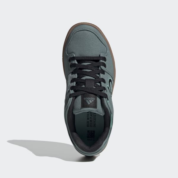 Chaussures De Vélo De Montagne En Toile Five Ten Freerider Hazy Emerald Adidas