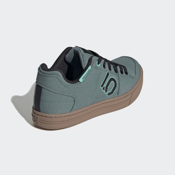 Chaussures De Vélo De Montagne En Toile Five Ten Freerider Hazy Emerald Adidas