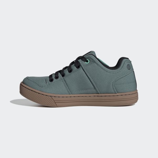 Chaussures De Vélo De Montagne En Toile Five Ten Freerider Hazy Emerald Adidas
