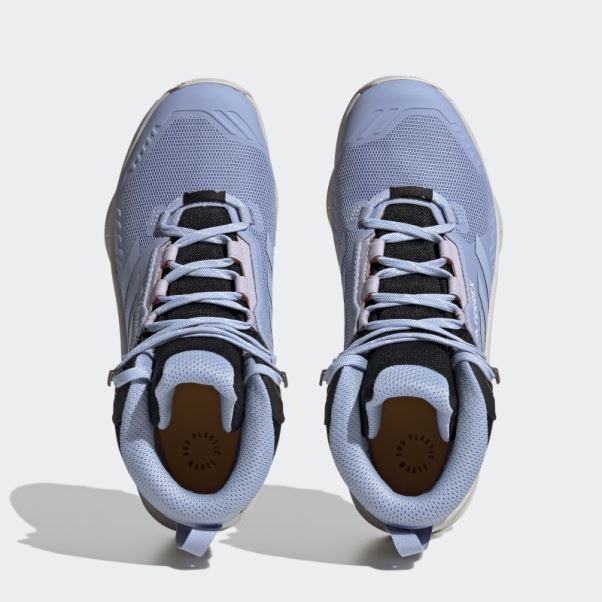 Chaussures De Randonnée Bleu Terrex Swift R3 Mid Gore-tex Adidas