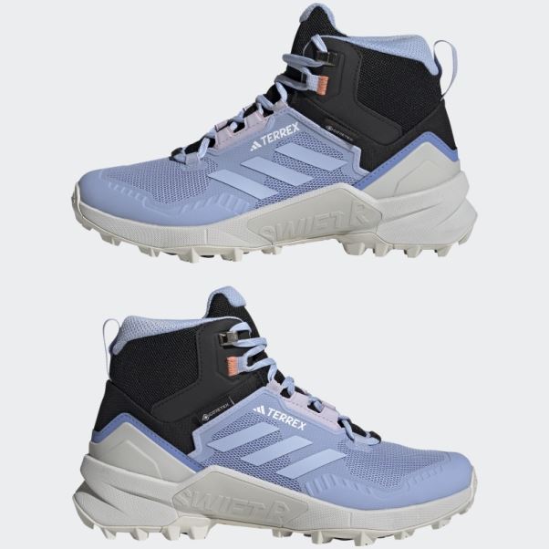 Chaussures De Randonnée Bleu Terrex Swift R3 Mid Gore-tex Adidas