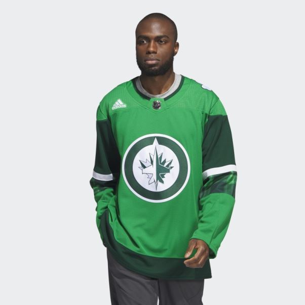 Adidas Maillot Winnipeg Jets St Pats Kelly Vert11ccm