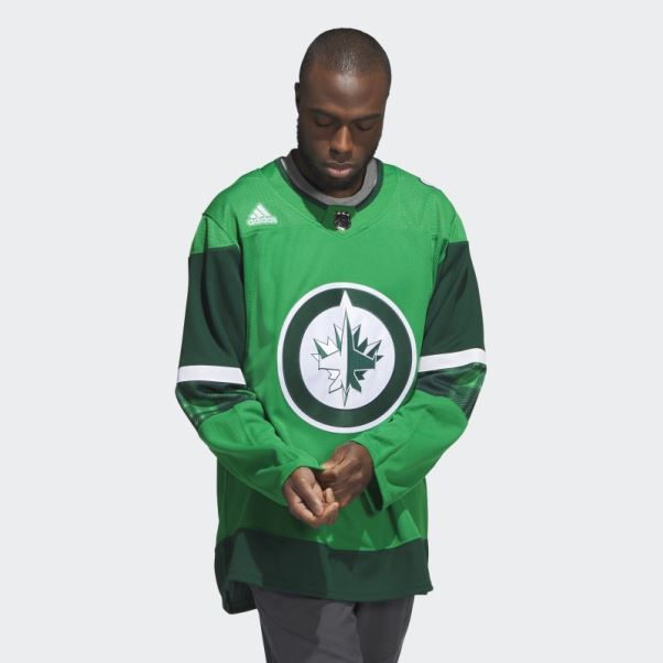 Adidas Maillot Winnipeg Jets St Pats Kelly Vert11ccm