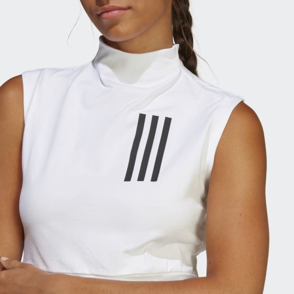 Mission Victory Haut Court Sans Manches Adidas Blanc