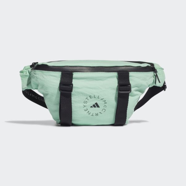 Adidas By Stella Mccartney Sac Banane Convertible Vert Chaud