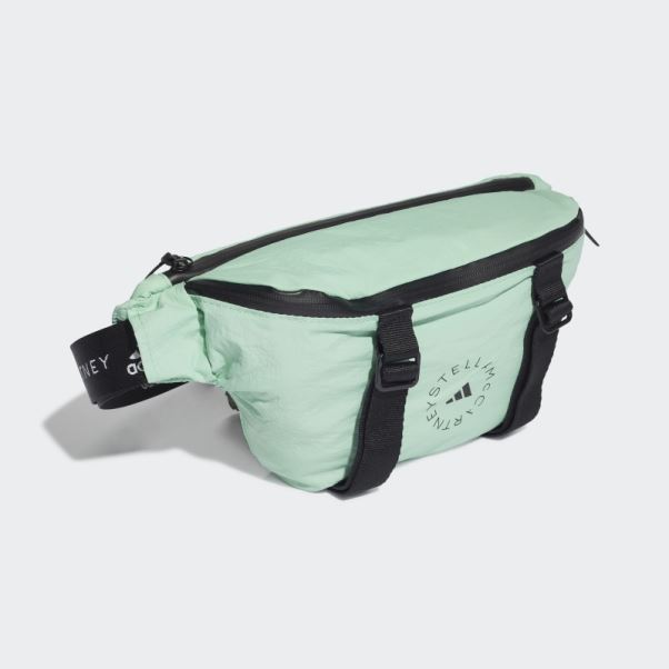 Adidas By Stella Mccartney Sac Banane Convertible Vert Chaud