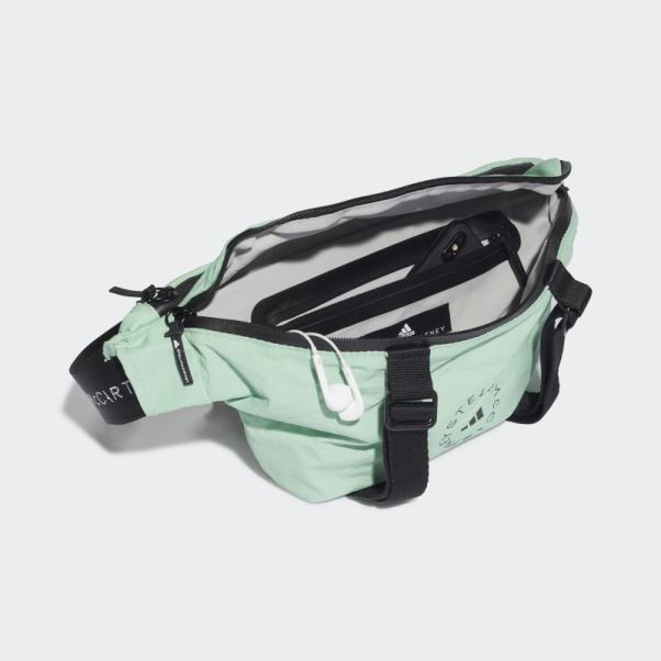 Adidas By Stella Mccartney Sac Banane Convertible Vert Chaud
