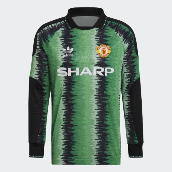 Maillot De Gardien Manchester United 90 Vert St Tropic Adidas