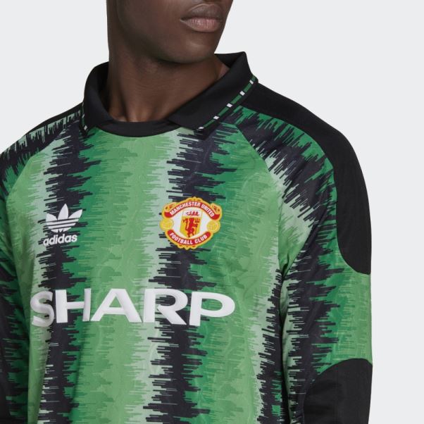 Maillot De Gardien Manchester United 90 Vert St Tropic Adidas