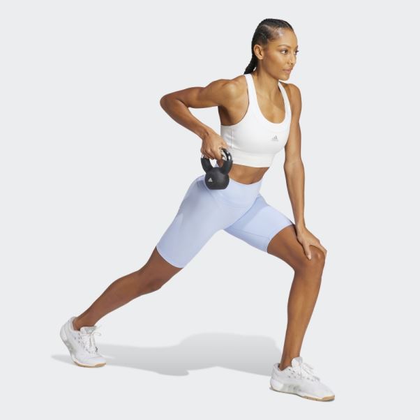 Adidas Aube Optime Training Bike Legging Court Bleu