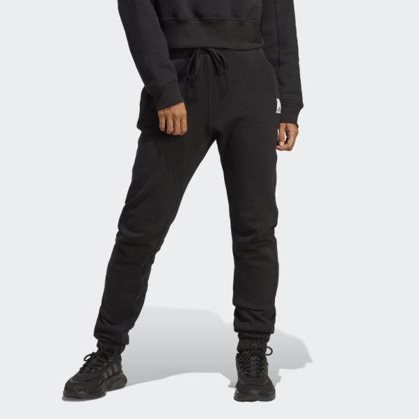 Pantalon Adidas Lounge Fleece Noir élégant