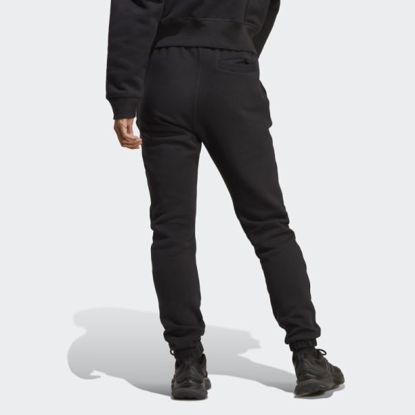 Pantalon Adidas Lounge Fleece Noir élégant