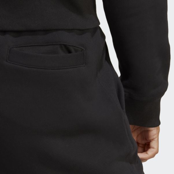 Pantalon Adidas Lounge Fleece Noir élégant