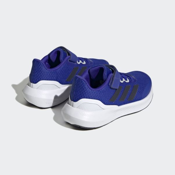 Adidas Runfalcon 3.0 Chaussures à Lacets élastiques Bleues