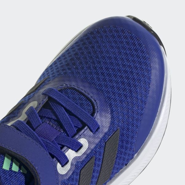 Adidas Runfalcon 3.0 Chaussures à Lacets élastiques Bleues