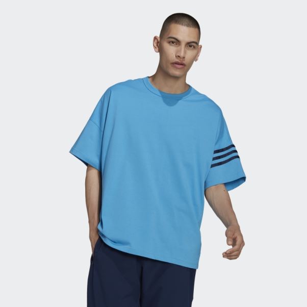 Tee Shirt Adidas Adicolor Neuclassics Bleu