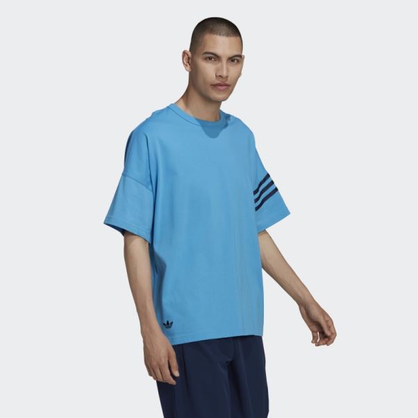 Tee Shirt Adidas Adicolor Neuclassics Bleu