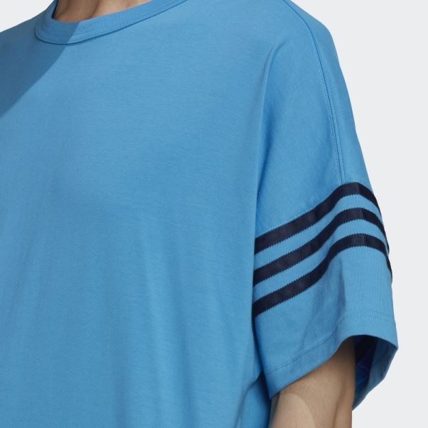 Tee Shirt Adidas Adicolor Neuclassics Bleu
