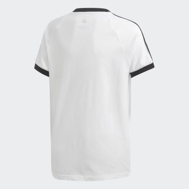 T-shirt 3 Bandes Adidas Blanc