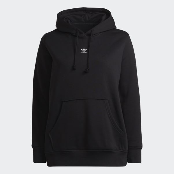 Sweat à Capuche Adicolor Essentials (grande Taille) Noir Adidas