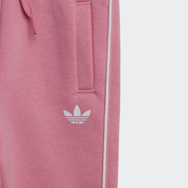 Ensemble Adicolor Crew Rose Adidas