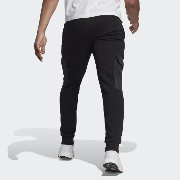 Pantalon Tissé Polaire Adidas Noir