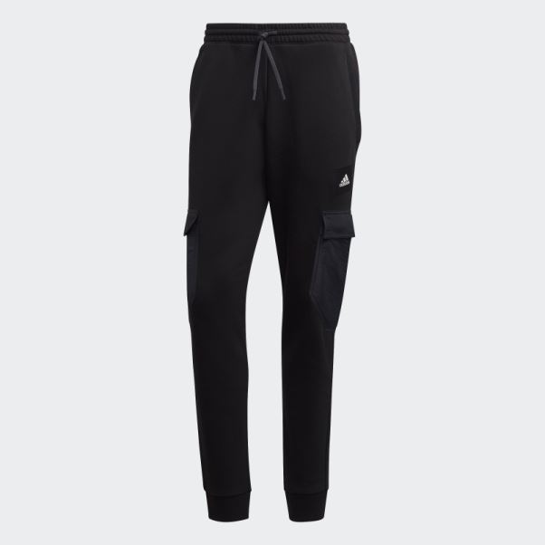 Pantalon Tissé Polaire Adidas Noir
