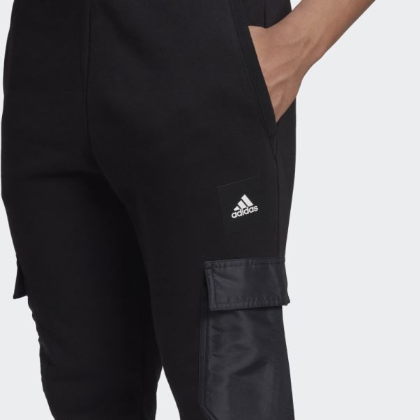 Pantalon Tissé Polaire Adidas Noir