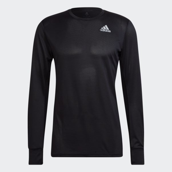 T-shirt à Manches Longues Own The Run Noir Adidas
