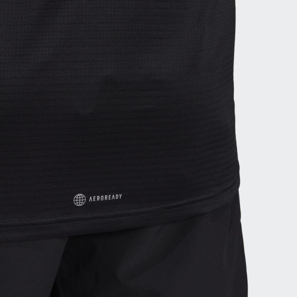 T-shirt à Manches Longues Own The Run Noir Adidas