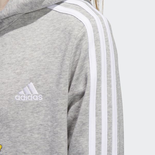 Colombie Sweat à Capuche Court Adidas Gris