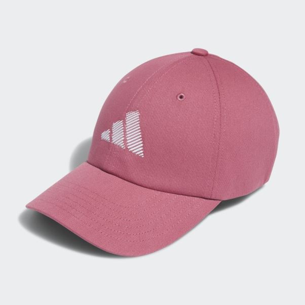 Casquette De Golf Adidas Criscross Rose