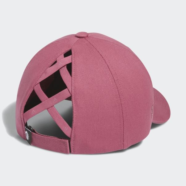 Casquette De Golf Adidas Criscross Rose