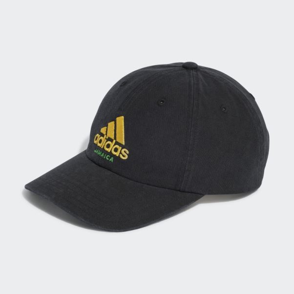 Casquette De Football Jamaica Noir Adidas
