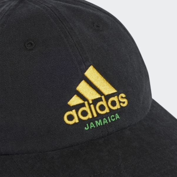 Casquette De Football Jamaica Noir Adidas