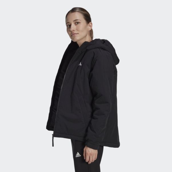 Veste à Capuche Isolée Adidas Bsc Strong Noir