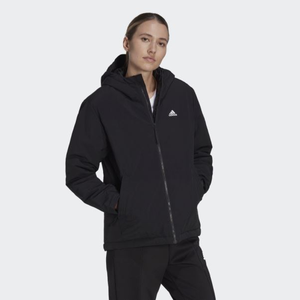 Veste à Capuche Isolée Adidas Bsc Strong Noir