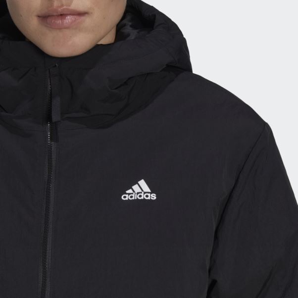 Veste à Capuche Isolée Adidas Bsc Strong Noir