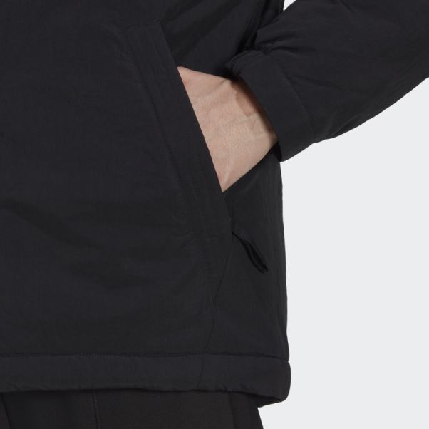 Veste à Capuche Isolée Adidas Bsc Strong Noir