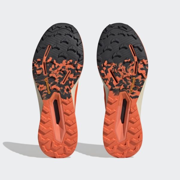 Chaussures De Course Adidas Terrex Agravic Ultra Trail Orange