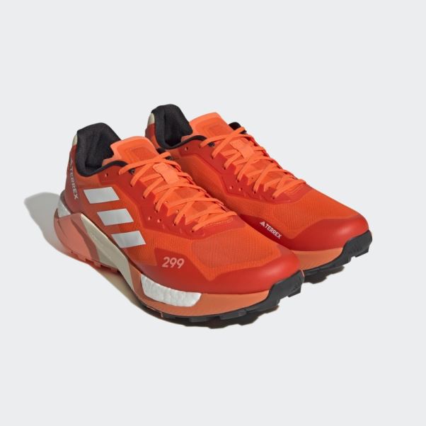 Chaussures De Course Adidas Terrex Agravic Ultra Trail Orange