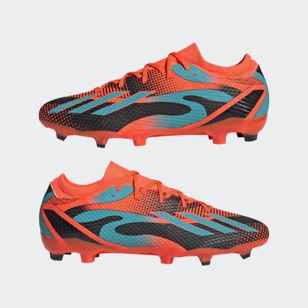 Adidas X Speedportal Messi.3 Chaussures De Sol Ferme Orange