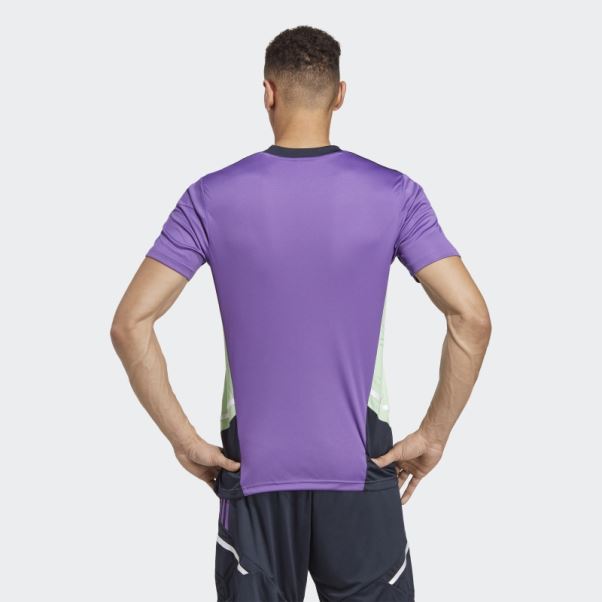 Maillot D'entrainement Adidas Real Madrid Condivo 22 Violet Mode