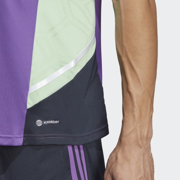 Maillot D'entrainement Adidas Real Madrid Condivo 22 Violet Mode