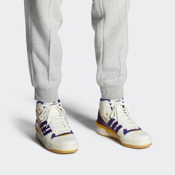 Adidas Forum Exhibition Mid Chaussures Violet