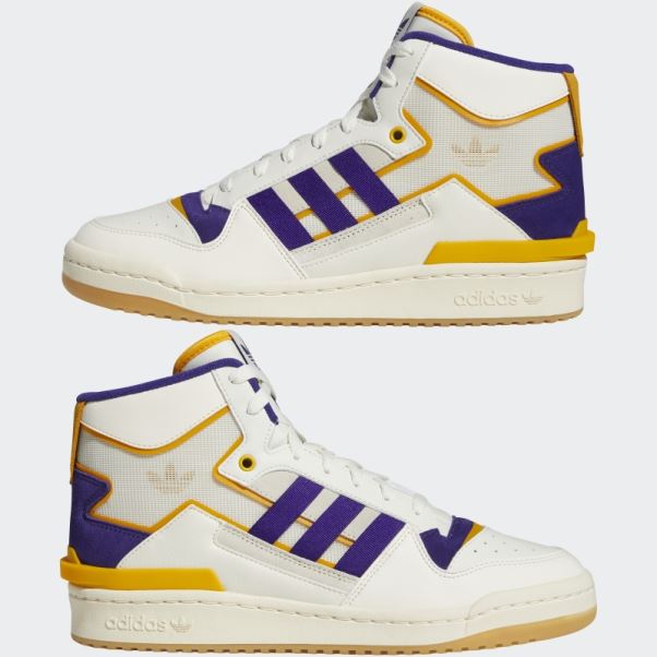 Adidas Forum Exhibition Mid Chaussures Violet