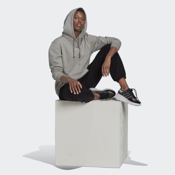 Sweat à Capuche Adidas Adicolor Essentials Gris Moyen